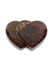 Grabkissen Amoureux/Aruba Rose 1 (Bronze) 50x40